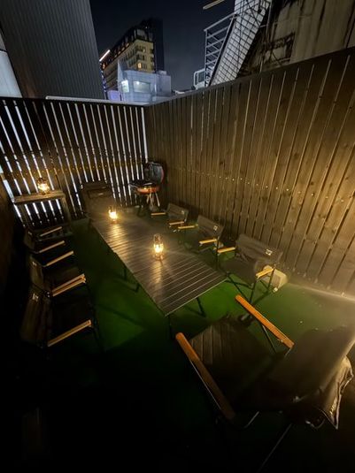 最大8人までbbq可能‼️
ミナミのど真ん中で特別な空間を - 【ミナミ/24時間/お洒落】いつでもBBQ🍖 Loire BBQスペースの室内の写真