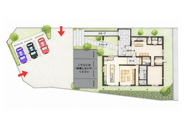 駐車場配置図 - RÊVE ～Rental Space ＆Kitchen～ RÊVE ～ Rental Space ＆ Kitchen ～のその他の写真