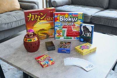 みんなで遊べるボードゲームをご用意。初めての顔合わせやオフ会にも、自然と会話が生まれるひとときを。 - 名古屋 Noaw名古屋の設備の写真