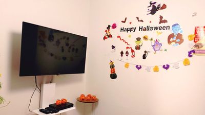 ダイニングはハロウィン気分♬ - レンタルスペース ワイワイ元町 ワイワイの実レンタルスペース ワイワイ元町の室内の写真