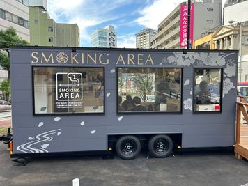 建物前に喫煙所が出来ました。 - KS14　目黒会議室 目黒駅徒歩3分!最大50名65㎡/会議室/セミナー/研修/懇親会のその他の写真