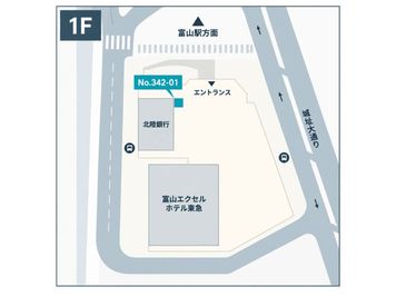 テレキューブ 富山ステーションフロント CiC 342−01の室内の写真