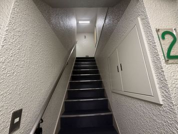ビル階段 - TOKYO NEST 早稲田 早稲田駅徒歩3分｜コワーキング TOKYO NEST（2名席A）の入口の写真