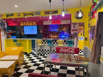 Darts＆Bar　MBY アメリカンダイナー貸切パーティースペースの室内の写真