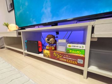 人気ゲーム機も無料で使え、遊べるソフトが入っています。 - Tokyo Chill Room 恵比寿 TokyoChillSpaceEbisu｜デート・映画・女子会の室内の写真