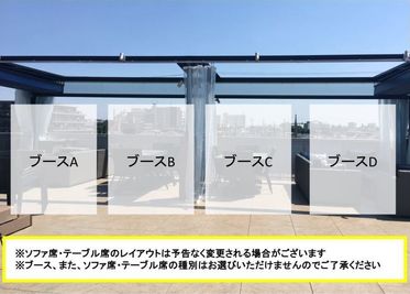 スカイフロントWaku Waku 2ブースの室内の写真