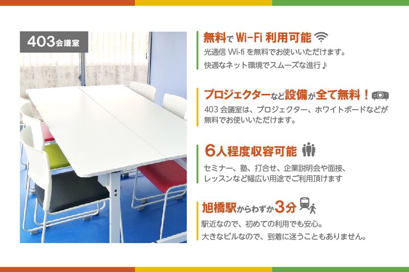 泉崎403会議室[定員6+α] - みんなの貸会議室　那覇泉崎店