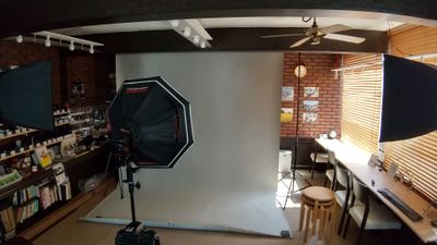 カメラのヤマヤ カフェギャラリー、スタジオの設備の写真
