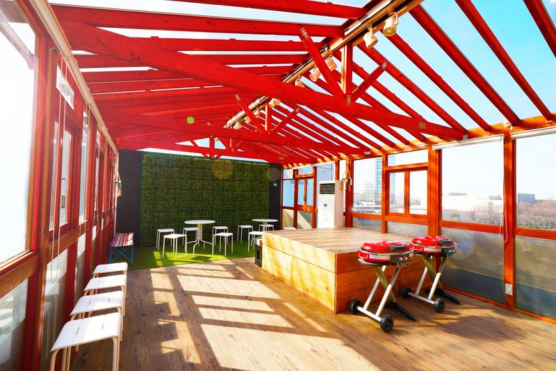 BBQ✨お洒落なルーフトップスペース✨室内グランピング - ソラハウス