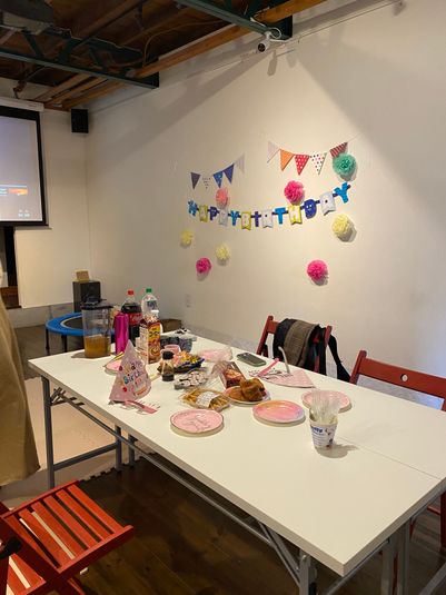 誕生日会
プロジェクター使用 - レンタルスタジオ　ルペンディ Studio　Rupendiの室内の写真