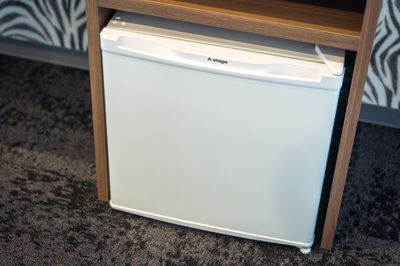 小型冷蔵庫 - どやねんホテルズ バクロ レンタルスペース　type Aの設備の写真