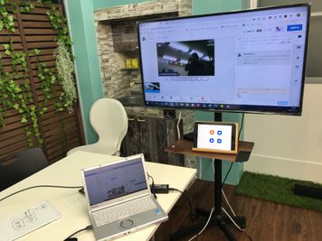 リモート会議イメージ - スタジオ スターネス 吹上、今池のレンタルスペース、スタジオの室内の写真