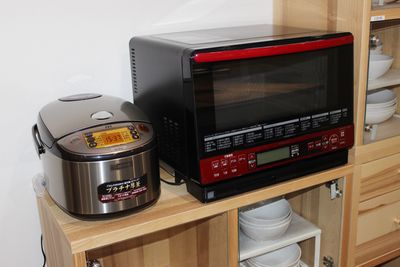 オーブンレンジ・炊飯器 - レンタルスペース 　パズル浅草橋 レンタルキッチン スペースの設備の写真