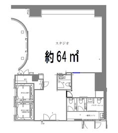 スタジオＡ図面
 - フォトスタジオ マッシュアップ 配信・撮影・レンタルスタジオの室内の写真