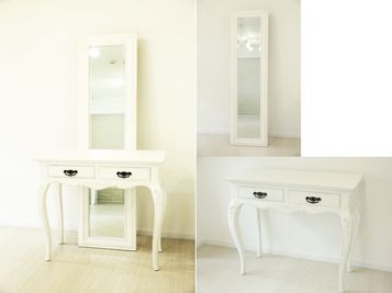全身鏡とテーブルは組み合わせても使用可能です。 - 表参道キッチンアンドカルチャーの設備の写真