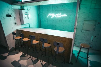 バーカウンター - in the house / Nishiwaseda ★イベント実績多数★おしゃれな地下空間でイベント・展示会・撮影の設備の写真
