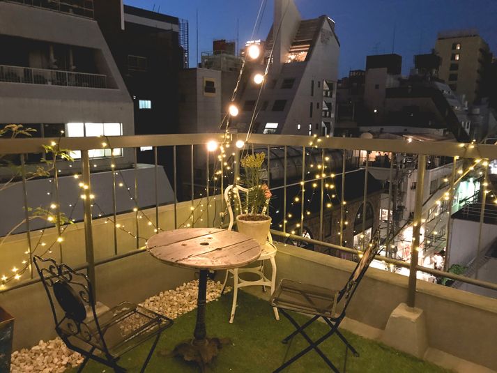 屋上のテラス西側と東側の２エリア - OSOTO A&B