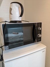 冷蔵庫
電子レンジ
ケトル - シェアサロン『シェアフェリズ』 サロンスペースの設備の写真