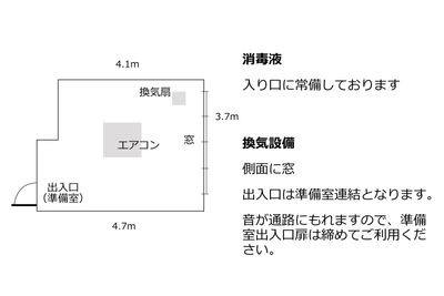 新大阪セミナーオフィスＯ-１～３ ルームＯ-２の室内の写真