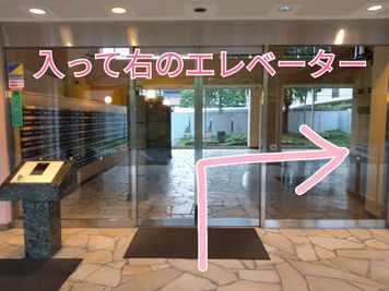 川口市kawaguchi レンタルリビングの入口の写真