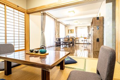 葵禅カフェ＆バー 最上階の和風広々空間401の室内の写真