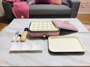 たこ焼き器🐙もご用意ございます。（オプションになります） - メルティなんば🎀 🎀メルティなんば🎀の設備の写真