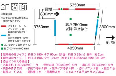 ARAHIRES gallery レンタルスペースの室内の写真