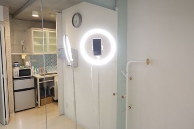 リング照明（オプション） - Studio AXI 原宿 エトワール原宿の設備の写真