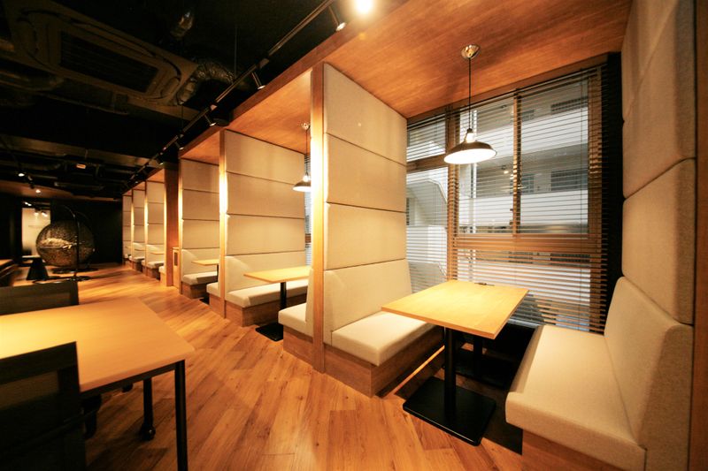集中できるパーテーション付きブース - 東邦オフィス福岡天神 コワーキングスペースA(共有)の室内の写真