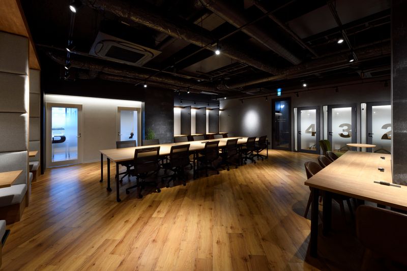 東邦オフィス福岡天神 コワーキングスペースD(共有)の室内の写真