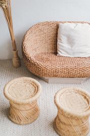 インポートの家具も多数あるので、海外風も叶います. - FLOS studio white 空間レンタル、スタジオの室内の写真