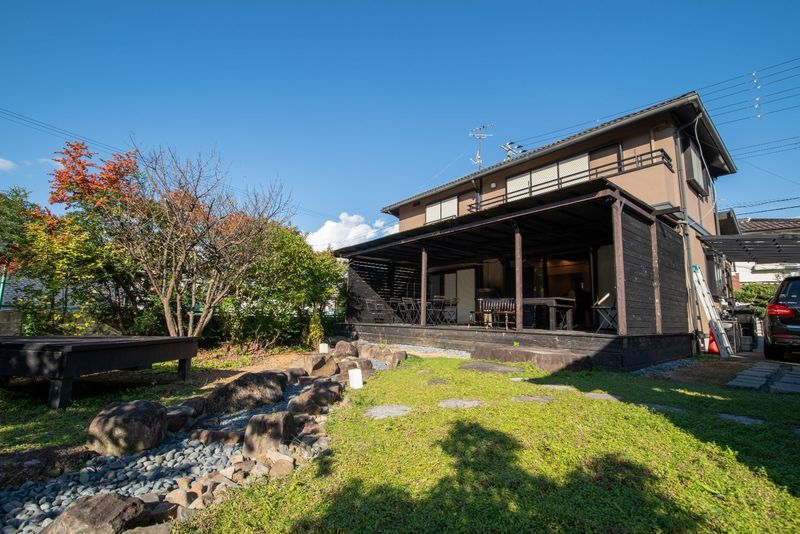 和風の一軒家 庭 テラス - レンタルスペースもちゃもちゃ