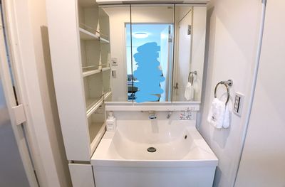 三面鏡洗面台 - ルームス 多目的スペースの設備の写真
