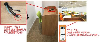 夢・あいホール【2023年12月31日まで利用可(移転の為)】 セミナー、勉強会、個展等の設備の写真