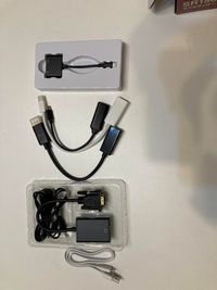 （VGA、Tipe-C、ライトニング、DisplayPort、Mini DisplayPort）⇒HDMI - 市川駅前としょかんのうらいちかわ 市川駅前レンタルスペース・サロン・会議室「としょかんのうら市川」の設備の写真