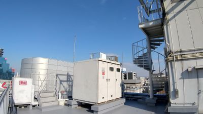 キュービクル - 【大阪･梅田】天しもビル屋上レンタル撮影スタジオ 屋上レンタルスペース【一般利用プラン】の室内の写真