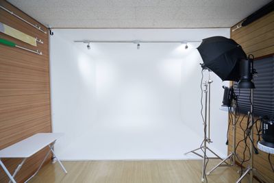 スタジオ内 - フォトスタジオナナイー！ 気軽に使える白ホリ！の室内の写真