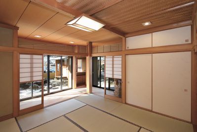 和室 - イトウ技建住宅展示場の室内の写真