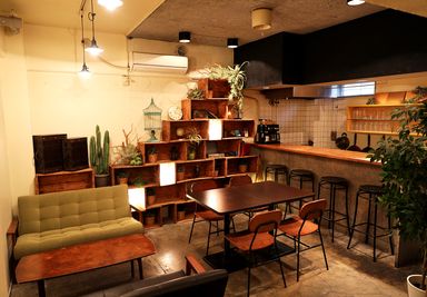 秘密基地の様なワクワクするカフェスペース。 - シェアキッチンL1PCafe シェアキッチンの室内の写真