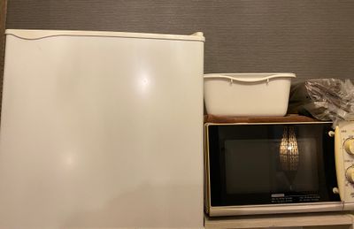 冷蔵庫、電子レンジ - レンタルサロンHANAの設備の写真
