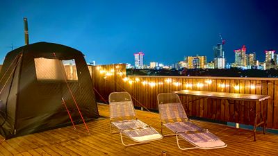 【完全プライベート】貸し切り屋上テラス、テントサウナ、BBQ等 - りこぴんスペース