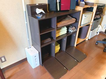 ラック - シェアサロン　Yutori シェアサロンYutoriの設備の写真