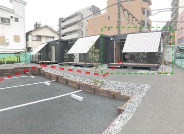 １番右側の建物になります - エミキューブ武蔵関の外観の写真