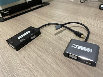 /
・変換アダプタ（ミニディスプレイポート⇒HDMI）

・変換アダプタ（USB C ⇒ HDMI） - 【閉店】TIME SHARING 渋谷宮益坂 テレワークブースA（大）の設備の写真