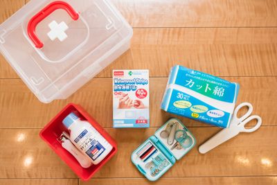 救急箱が無料でご利用いただけます。 - Namba-studioの設備の写真