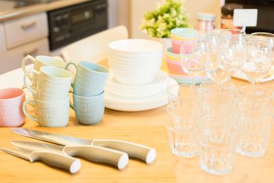 食器、調理器具が無料でご使用いただけます。 - Namba-studioの設備の写真