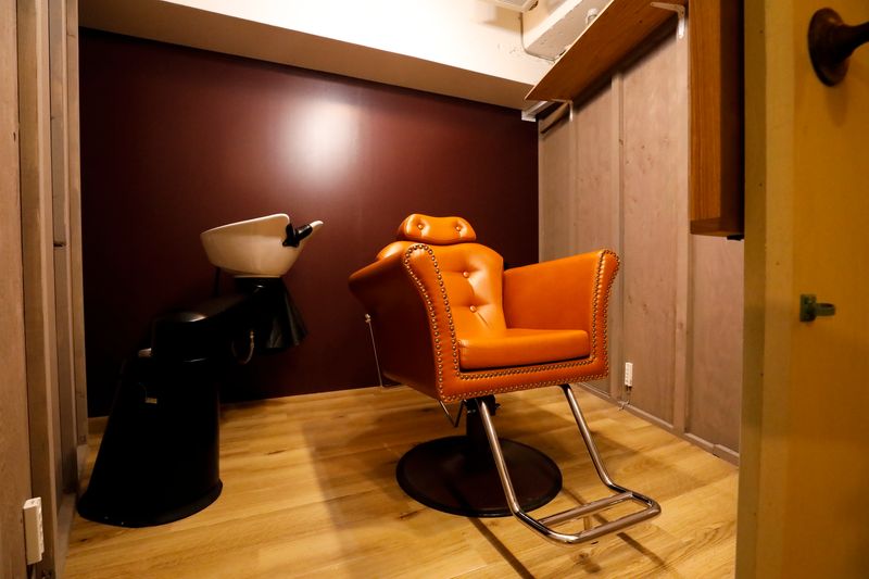 個室のレンタル美容室 ヘッドスパもできるサロン＜D＞の室内の写真