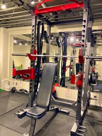 ハーフラック1台あります。 - SCRUM FITNESS レンタルジムの設備の写真