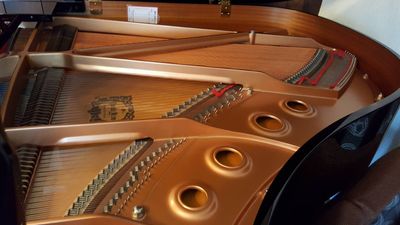 グランドピアノ内部 - グランドピアノサロン 風の音 ２台ピアノ利用（２名様以内）の設備の写真