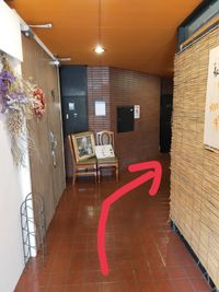 奥へ進みます - レンタルスタジオツリー烏丸店の入口の写真